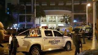 حمله مسلحانه به ورودی یک هتل در شهر غردقه 