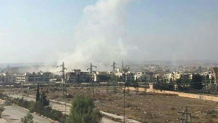 درگیری شدید میان ارتش سوریه و تروریست ها در غرب حلب