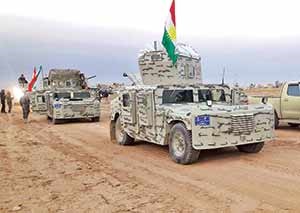 کنترل کامل بعشیقه توسط نیروهای کرد
