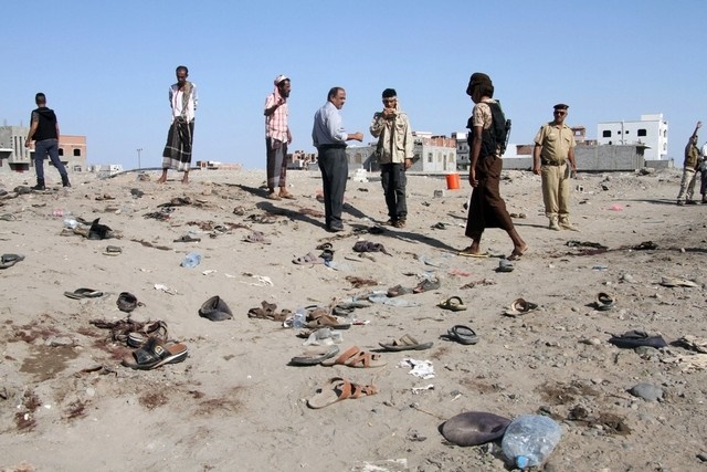 ۱۰۰ کشته و زخمی در حمله انتحاری در عدن