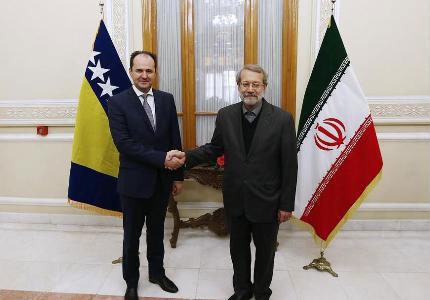 لاریجانی و رئیس مجلس بوسنی و هرزگوین