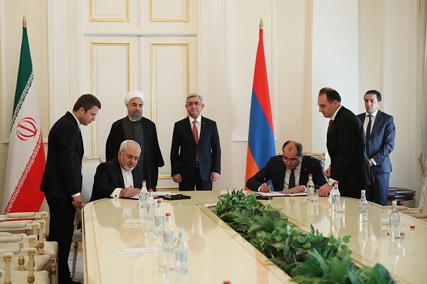 امضای تفاهم نامه بین ایران و ارمنستان
