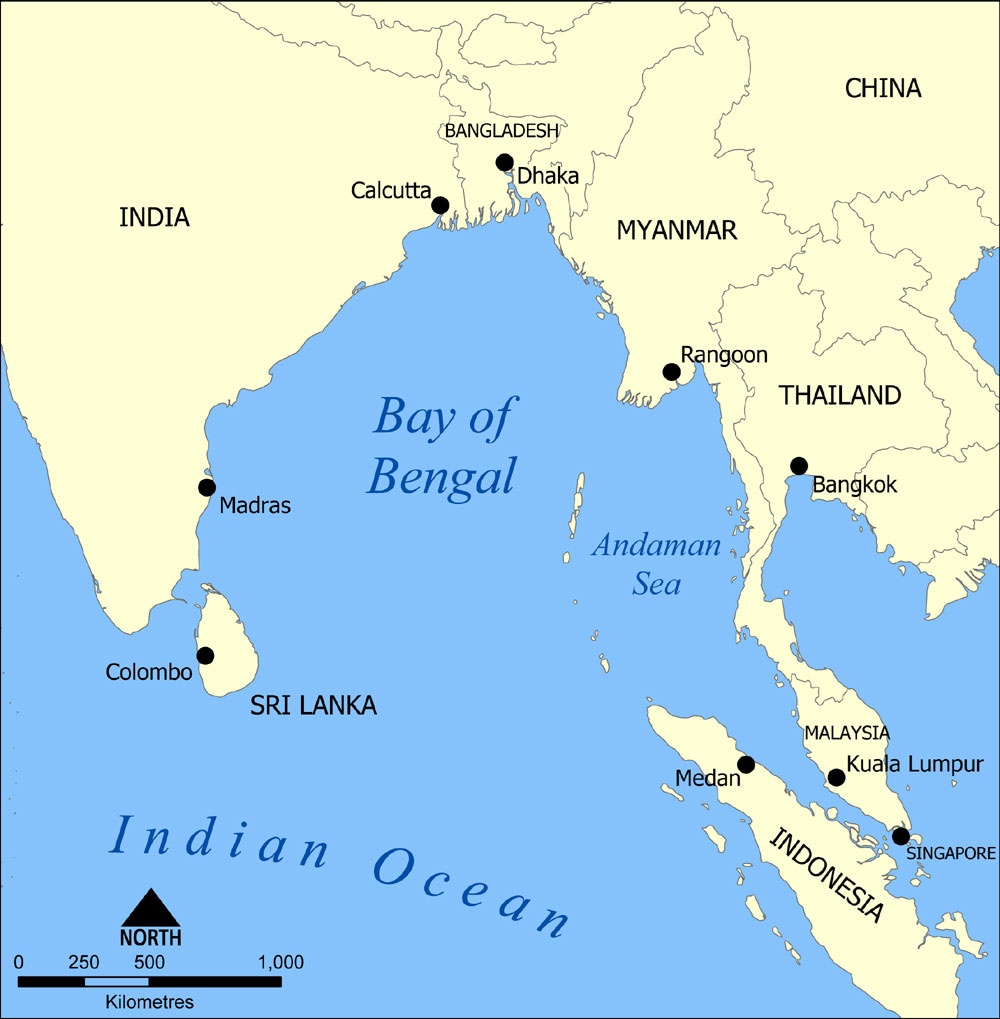 آشنایی با خلیج بنگال