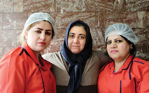 تنها رستوران دار زن عراقی
