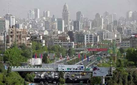 کیفیت هوای تهران در شرایط سالم است 