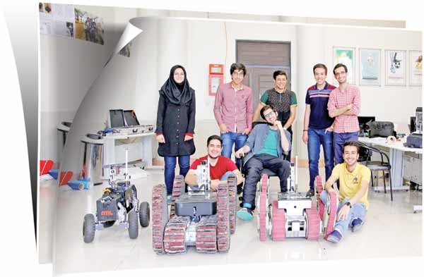 بچه‌های روباتیک دانشگاه آزاد قزوین