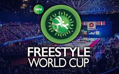 Wrestling World Cup Logo