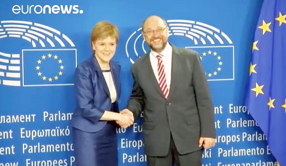 دیدار وزیر اول اسکاتلند با رهبران اتحادیه اروپا برای ماندن در این اتحادیه
