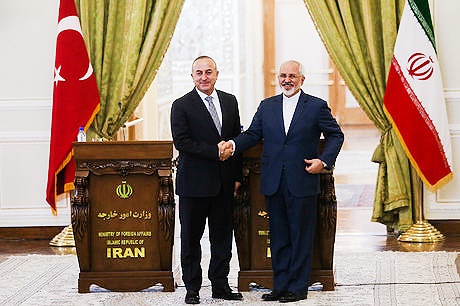 وزرای خارجه ایران و ترکیه