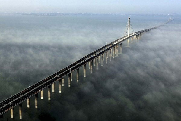 طولانی‌ترین پل دریایی جهان ساخته شد 