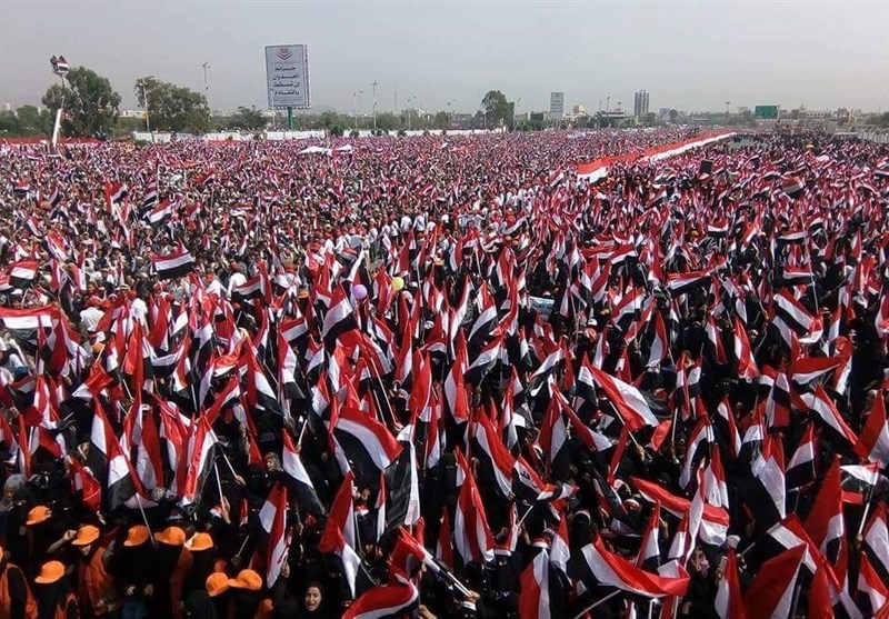 تجمع میلیونی یمنی‌ها در حمایت از شورای سیاسی یمن