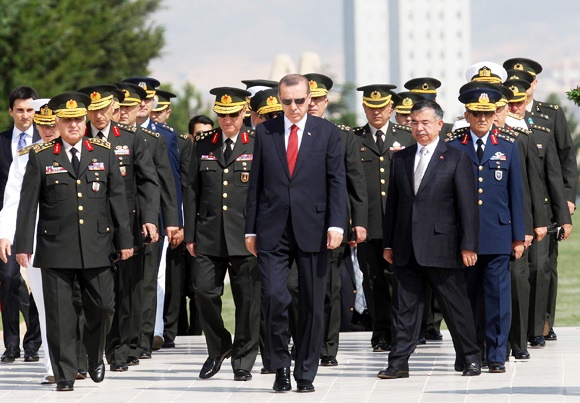 تعداد ژنرال های ارتش ترکیه کاهش یافت
