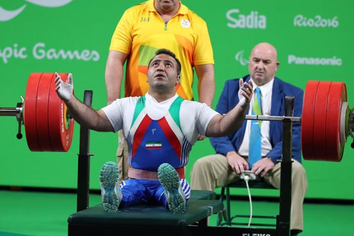 پارالمپیک ۲۰۱۶ ریو؛ حمزه محمدی در رقابت‌های وزنه‌برداری دسته ۶۵ کیلوگرم چهارم شد
