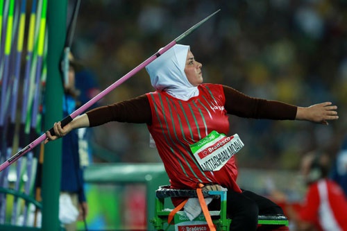 پارالمپیک ۲۰۱۶ ریو؛ هاشمیه متقیان در پرتاب نیزه چهارم شد