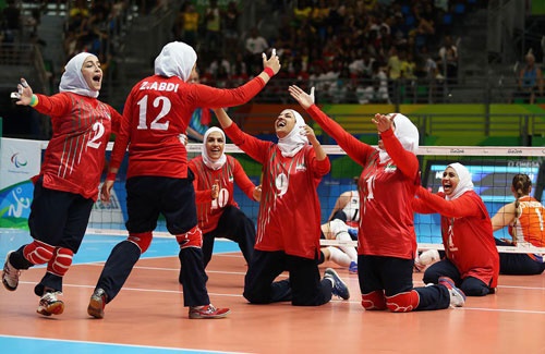 پارالمپیک ۲۰۱۶ ریو؛ عنوان پنجم برای والیبال نشسته بانوان ایران در اولین حضور پارالمپیکی
