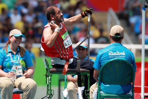 پارالمپیک ۲۰۱۶ ریو؛ عظیمی به نشان برنز پرتاب وزنه دست یافت/ مختاری چهارم شد