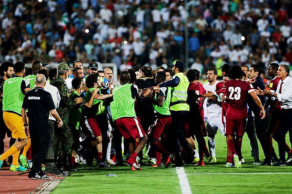 ایران و قطر فوتبال