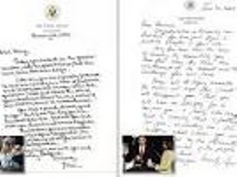  نامه بوش به اوباما برای نخستین بار در اختیار عموم قرار گرفت