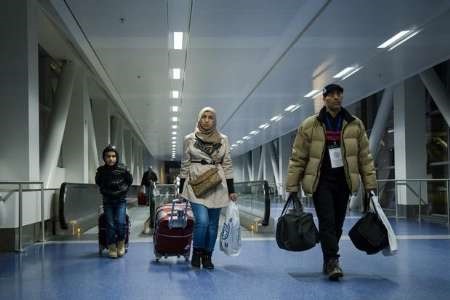 بازداشت پناهجویان در فرودگاه های آمریکا