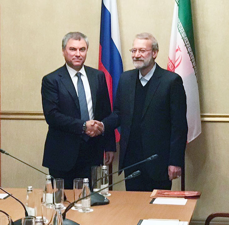  مذاکرات لاریجانی با همتایان روسی | هشدار برای اقدام های ضدبرجامی آمریکا