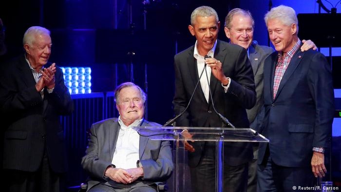 کنسرت خیریه با حضور پنج رئیس‌جمهور پیشین آمریکا