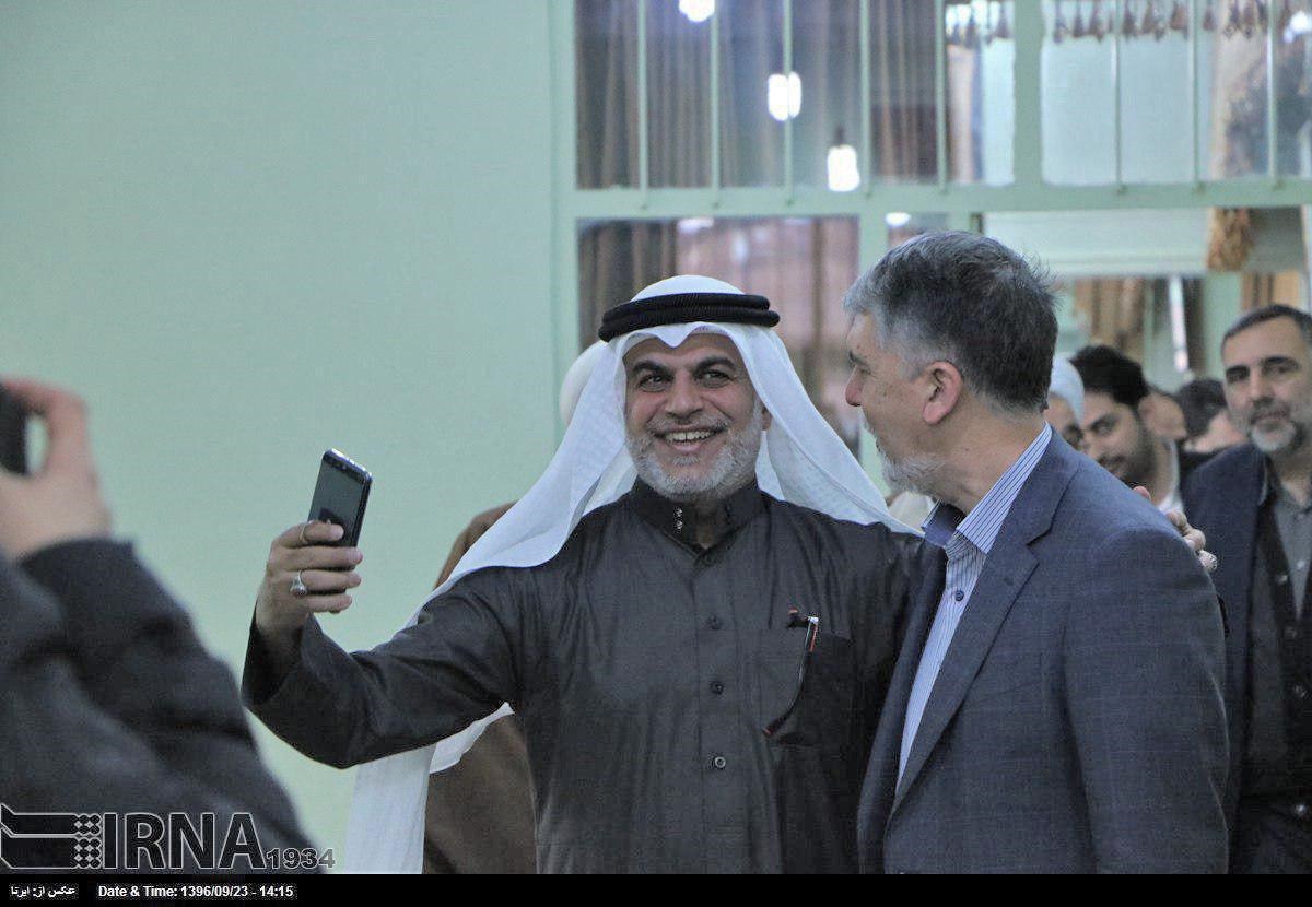 مداحی «نزار قطری» در دیدار با وزیر ارشاد