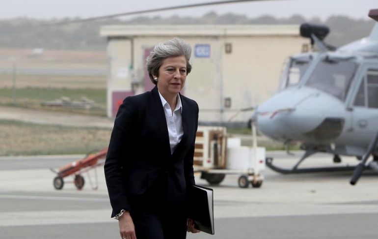 رویترز: نخست وزیر انگلیس در قبرس پایان داعش را اعلام کرد