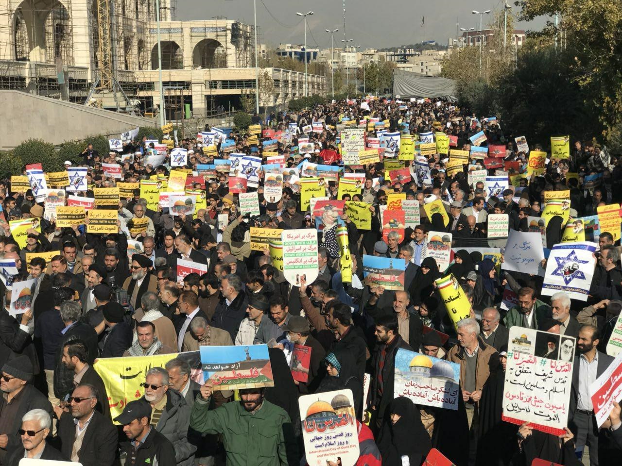 راهپیمایی در تهران