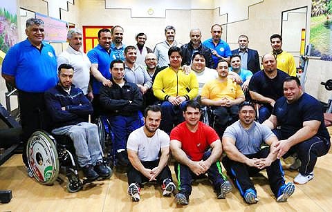 تیم ملی وزنه برداری معلولین