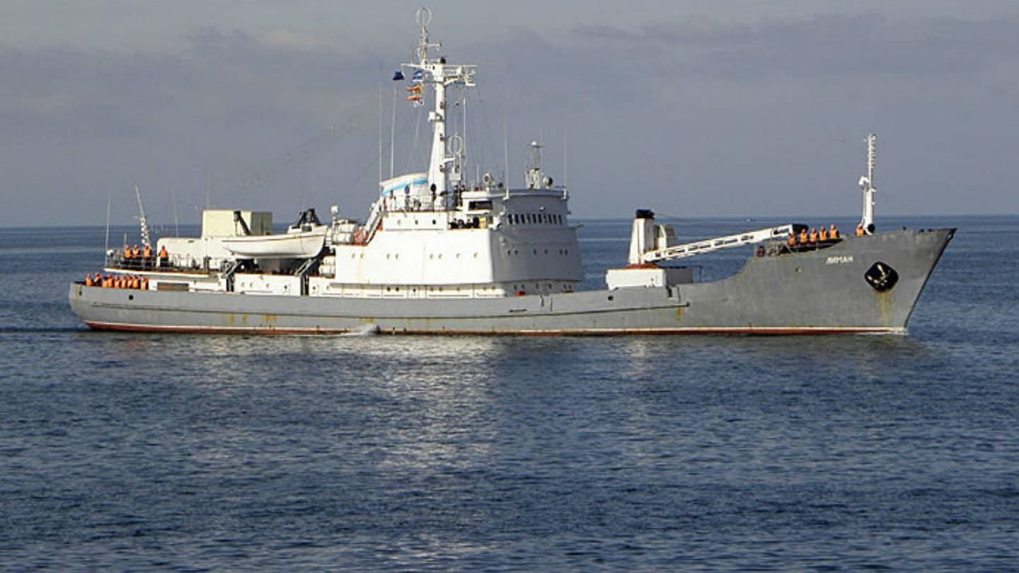 کشتی تجسسی روسیه در تنگه بسفر غرق شد