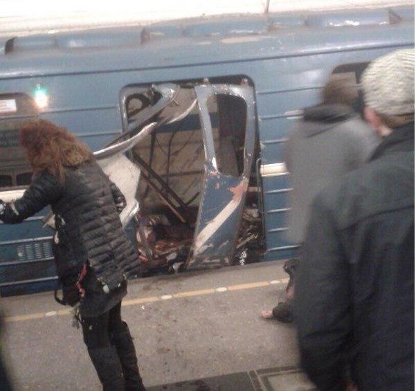 دو انفجار در متروی سن پترزبورگ روسیه