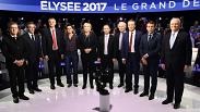 نخستین مناظرۀ تلویزیونی با حضور ۱۱ نامزد انتخابات فرانسه برگزار شد