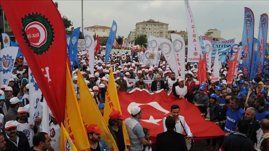  صدها نفر در جریان تظاهرات روز کارگر در استانبول دستگیر شدند
