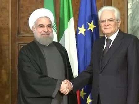 رئیس جمهوری ایتالیا پیروزی روحانی را تبریک گفت