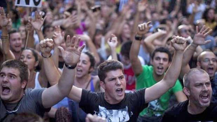 ریاضت اقتصادی به اسپانیا رسید | مردم خشمگین به خیابانها ریختند