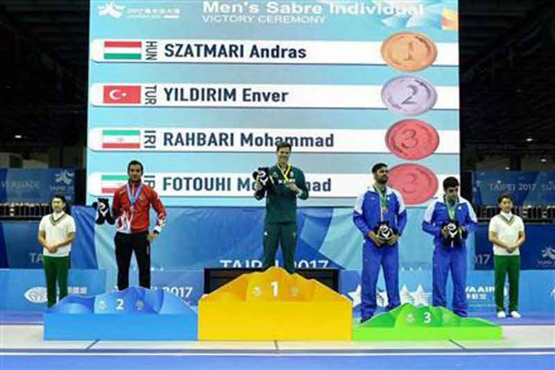 یونیورسیاد ورزشی دانشجویان جهان؛ دو شمشیرباز ایران به مدال برنز رسیدند