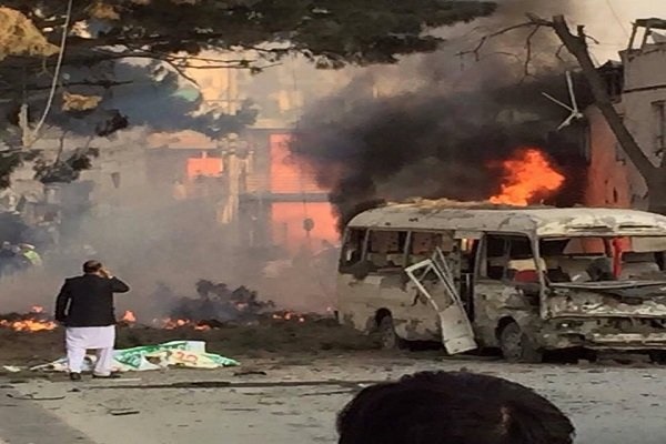 حمله انتحاری به نیروهای خارجی در کابل