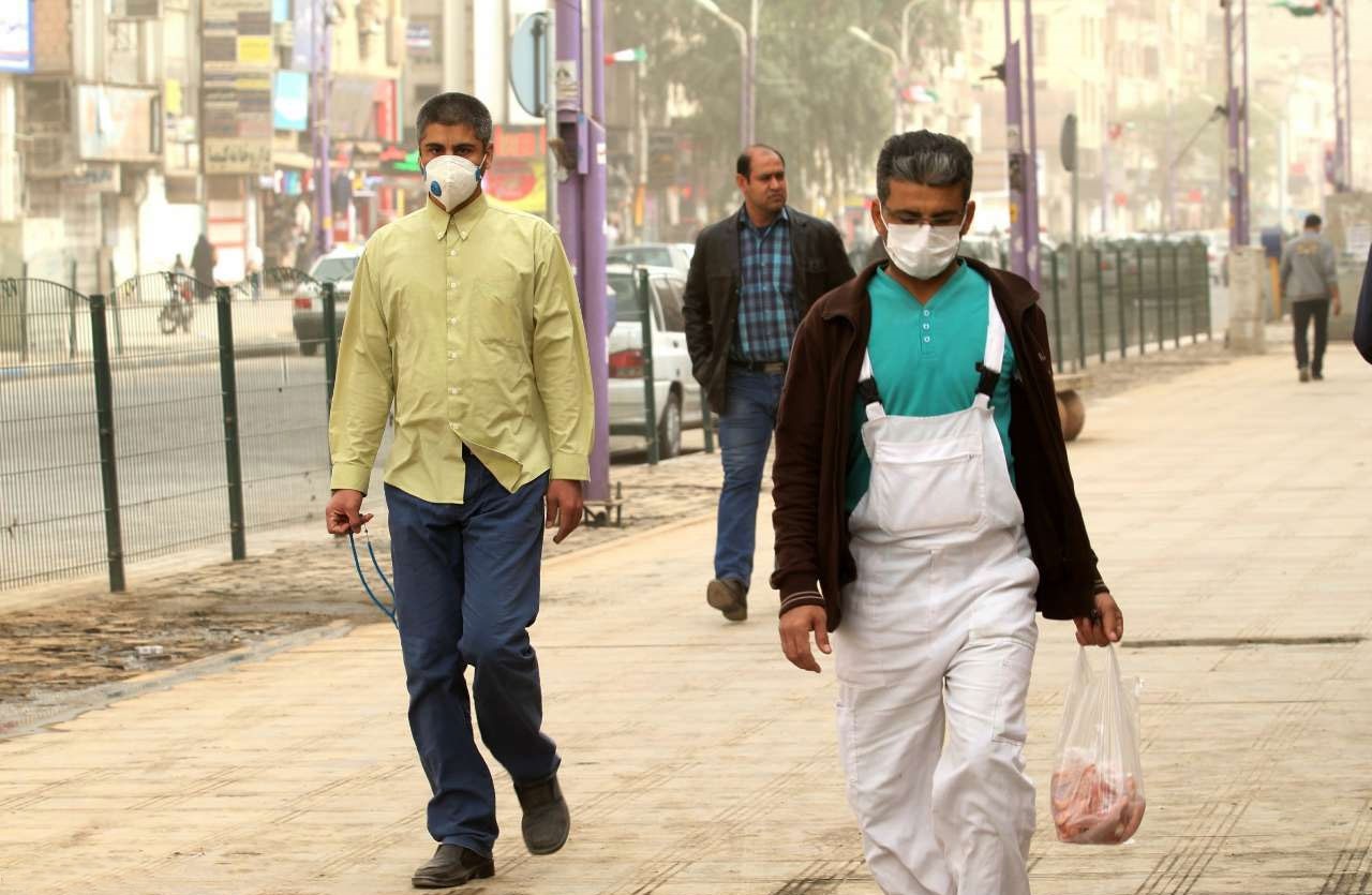 گرد و غبار ۶۹۴ خوزستانی را به مراکز درمانی کشاند 