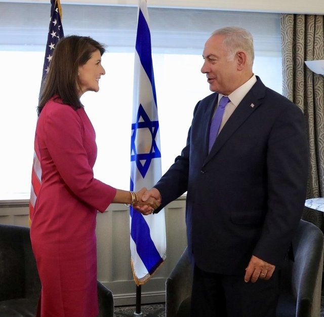 نتانیاهو از هیلی تشکر کرد