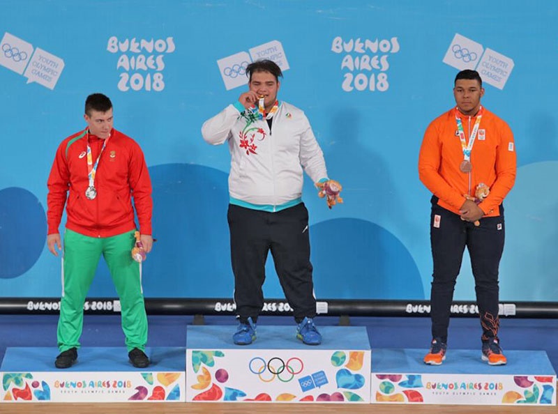 المپیک ۲۰۱۸جوانان؛ یوسفی به مدال طلای وزنه‌برداری وعنوان قوی‌ترین پسر بازی‌ها دست یافت
