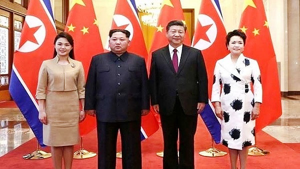 رهبران چین و کره شمالی