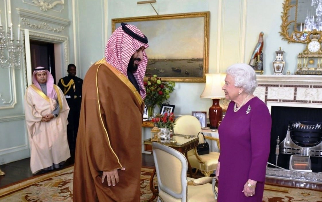  ولیعهد عربستان با ملکه انگلیس دیدار کرد