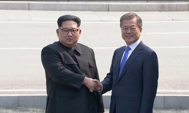 دیدار روسای جمهور دو کره