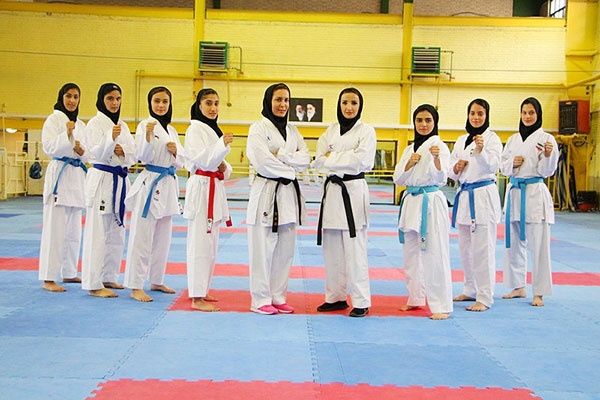 تیم ملی کاراته دختران جوانان ایران