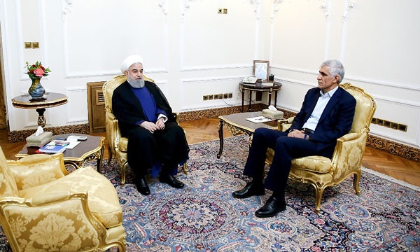 شهردار تهران به دیدار روحانی رفت | تداوم حمایت‌های دولت از طرح‌های توسعه‌ای