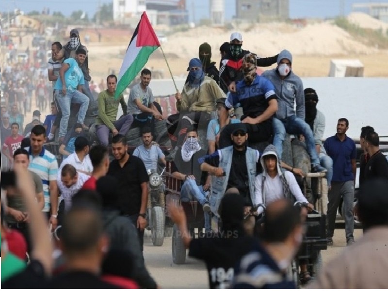  غزه این بار در جمعه "وفا به زخمی ها" به پا خاست