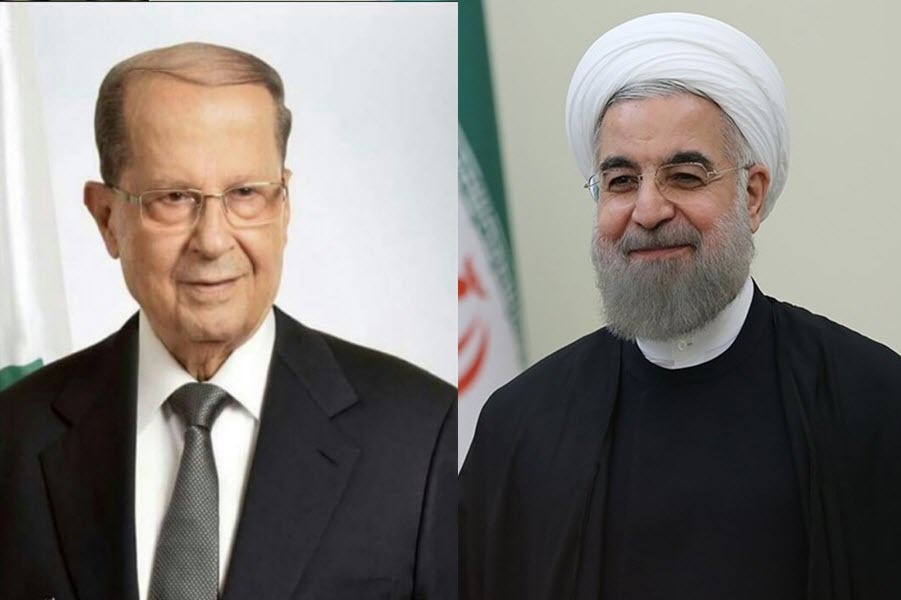  پیام روحانی تسلیم رئیس جمهور لبنان شد