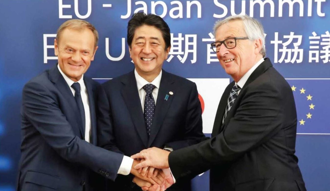 اتحادیه اروپا، ژاپن و چین در تقابل با جنگ تجاری آمریکا