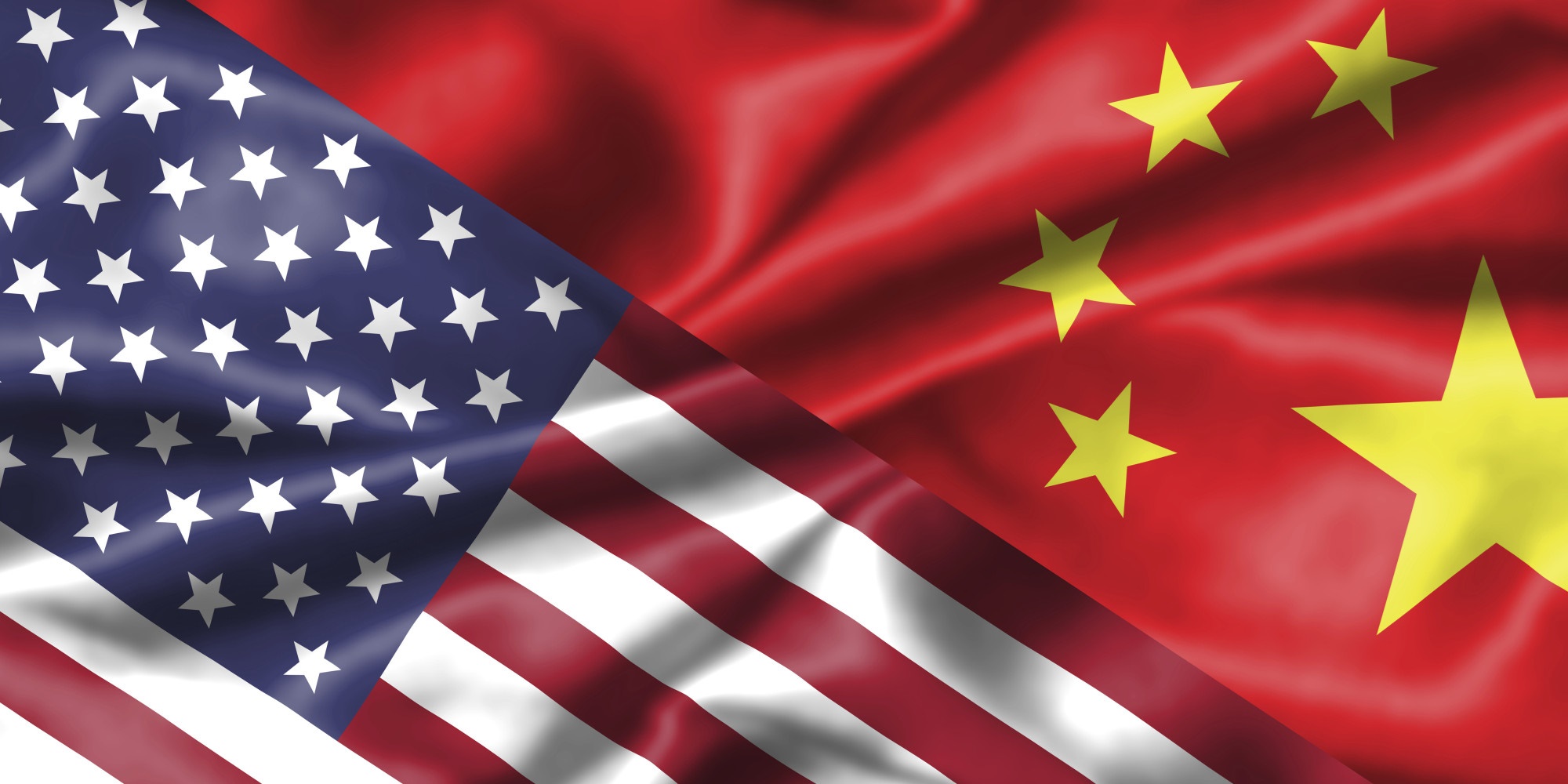 US-CHINA-flags