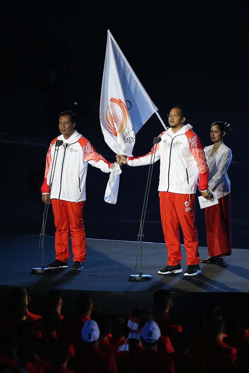 چند نما از مراسم افتتاحیه بازی‌های آسیایی ۲۰۱۸ اندونزی